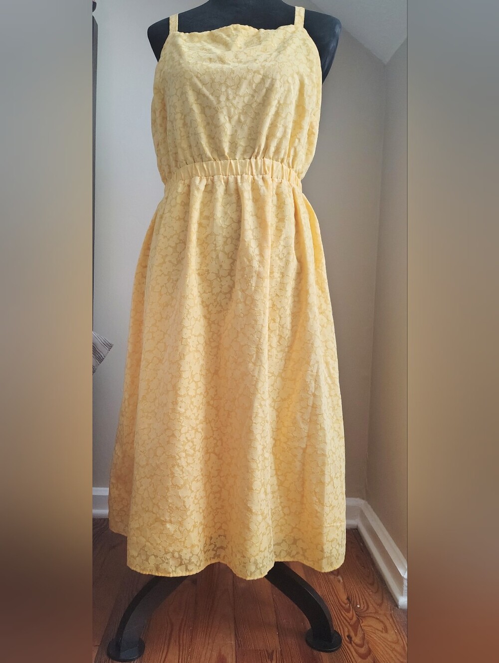 LOFT Yellow Lace A-Line Women's Skirt